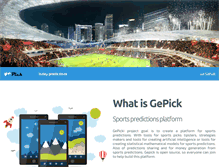 Tablet Screenshot of gepick.com